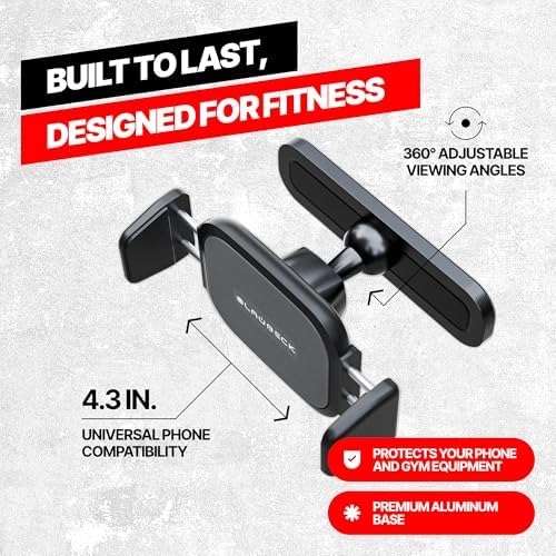 Magnetic Phone Holder for Gym – Essential Gym Rats Stuff – Magnetic Tripod for iPhone and Magnet Phone Mount- Home Workout Accessories and Gear – Enhanced Compatibility and Speed