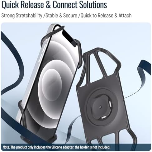 Sincetop Premium Silicone Phone Adapter for C-Series – Effortless Installation, Unmatched Stability, and Longevity – Universal Compatibility for 1 st & 2 nd Generation Mounts – Elevate Your Mobile Navigation Experience