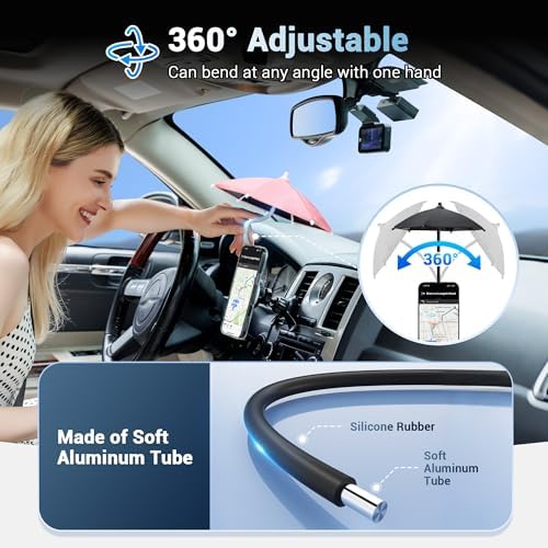 Magnetic Cell Phone Umbrella for Sun,Universal Cute Phone Sunshade Shield Cover with 360°Adjustable & Rotatable Phone Ring,Outdoor Anti-reflective Phone Sun Visor for Magsafe Cell Phone/Android/Kindle – Enhanced Compatibility and Speed