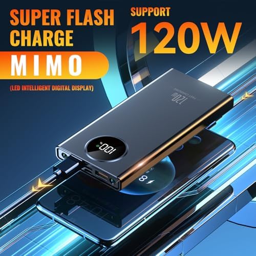 Ultra-Fast Charging 20000 m Ah Portable Power Bank | PD 20 W Quick Charge with Stylish LCD Display | Universal Compatibility for i Phone 16/15/14/13 Pro, Samsung Galaxy, Google Pixel & More | Sleek Mirror Finish for Scratch Resistance | Lightweight, Airline-Friendly Design for Travel | Charge Up to 3 Devices Simultaneously with Multiple Outputs | High-Brightness LED Indicator for Battery Status | Perfect for On-the-Go Power Needs and Daily Use