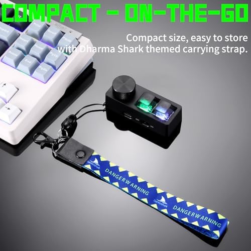Darmoshark K2 PRO Wireless RGB Mechanical Keypad – Hot Swap Gaming Keyboard with 2 Customizable Keys for PC, Mac, Linux & More – Elevate Your Game with Ergonomic Design & Enhanced Speed