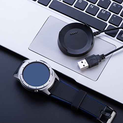 Efficient Fit Turn Charger for ZTE Quartz Smartwatch – 3.3 ft USB Charging Cable in Sleek Black – Fast Charging, Enhanced Compatibility & Durable Design for Ultimate Convenience and Performance