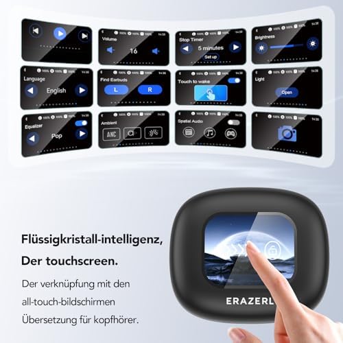 XP2 AI Translation Earbuds: Effortless 135-Language Real-Time Communication – Touch-Controlled, Over-The-Ear Comfort for i OS & Android – Ideal for Travelers, Business Professionals, and Language Learners