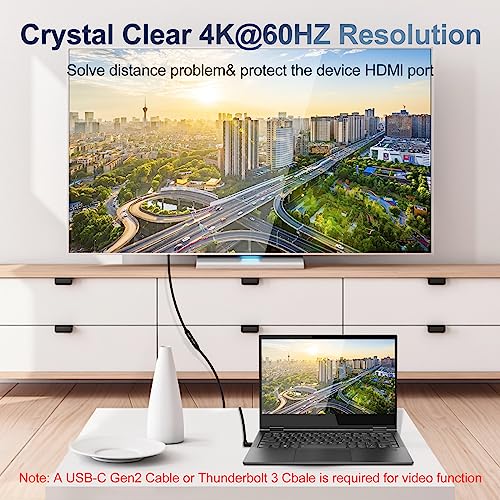 High-Performance 100 W USB C Extension Cable 0.3 FT – 2 Pack | 10 Gbps Right Angle Male to Female Adapter for Seamless Charging & Data Transfer | Compatible with Mac Book, i Pad Pro, Nintendo Switch & Steam Deck | Enhanced Durability & Versatile Connectivity Solutions