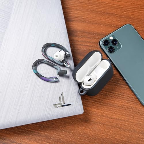 Patented WC Hook Z – Upgraded Over-Ear Hooks for Air Pods Pro 1, 2 & Air Pods 1, 2, 3 | Secure Fit Earbud Accessories with Unique Left & Right Design | Two Size Pairs Included | Winter White | Premium Quality by Wicked Cushions for Maximum Comfort and Stability