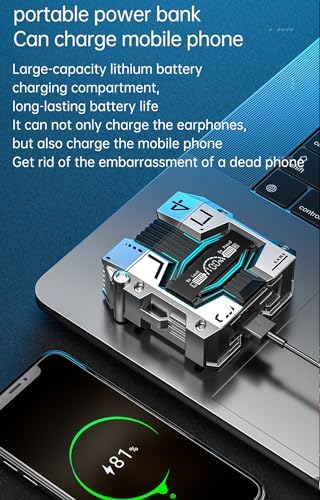 Advanced Bluetooth 5.3 True Wireless Earbuds Model 38 – IP7 Waterproof Sport Headset with Touch Control, Built-in Microphone for Clear Conversations, LED Battery Indicator, and Ergonomic Comfort Design – Ideal for Athletes and Music Lovers on the Go