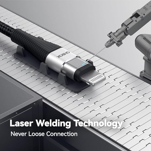 15 FT Extra Long i Phone Charger Cable – Apple MFi Certified Braided Lightning Cable for Fast Charging – Compatible with i Phone 14 Pro Max, 13, 12, 11, X, XR, XS, SE, 8, 7, 6, 5 & i Pad – Durable Black Design for Ultimate Convenience and Mobility