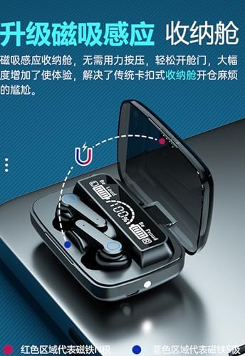 Premium True Wireless Earbuds with Bluetooth 5.3 – IP7 Waterproof Sports Headset with Touch Control & Built-in Mic, Ergonomic In-Ear Design, LED Power Display & Compact Charging Case for Enhanced Audio Experience