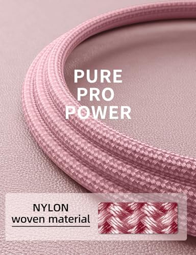 10 FT USB-C to USB-C Charging Cable 2-Pack – Premium Fast Charge & Data Transfer Solution for i Phone 16, Samsung Galaxy S23, LG, Nintendo Switch – Flexible, Durable Nylon Braided Design for Ultimate Convenience and Longevity