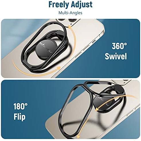 360° Rotating Phone Ring Holder with Magnetic Car Mount – Ultimate Finger Grip Stand for Smartphones and Tablets – Enhanced Stability with Durable Zinc Alloy – Versatile 2-in-1 Design for Desk and On-the-Go Use – Perfect for i Phone, i Pad, and More – Effortless Attachment and Removal – Ideal for Travel, Gaming, and Everyday Safety – High-Quality 3 M Adhesive for Secure Fit – Responsive Customer Support for Hassle-Free Experience – Compatible with Various Car Models and Surfaces – Enjoy Unmatched Convenience and Style with this Premium Phone Accessory