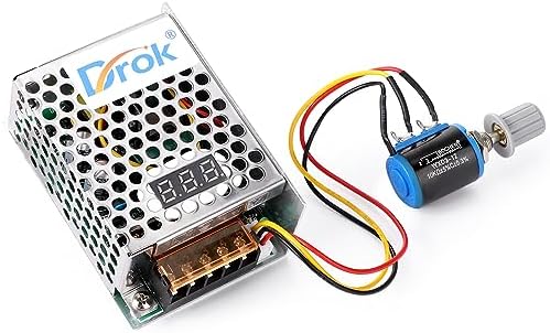 DROK 24 V Adjustable Power Supply – High-Efficiency AC to DC Converter for Reliable Power Delivery, 20 A 480 W Regulated Adapter Perfect for Computer Labs and Versatile Electronic Applications, Adjustable 5 V to 24 V Voltage Transformer for Enhanced Performance and Compatibility