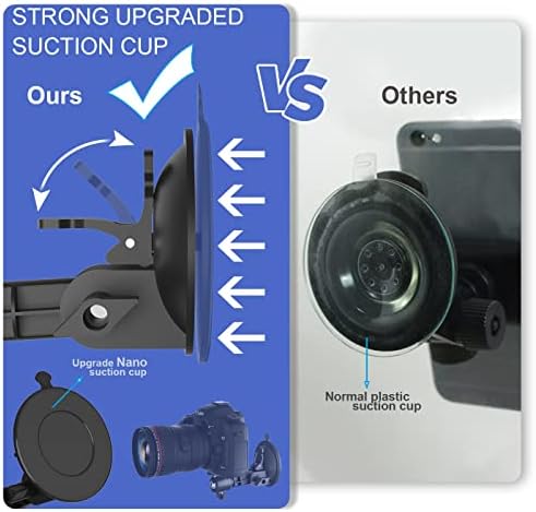 Versatile Suction Cup Phone Holder with Adjustable LED Light – Ultimate Travel Mount for Makeup Artists and Content Creators – Securely Attaches to Any Smooth Surface for Flawless Selfies and Videos – Essential Mirror Tripod for Bathroom and Kitchen Use – Universal Compatibility with All Phone Models