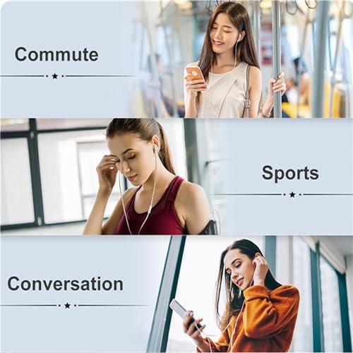 Premium USB C Earbuds – Dual Pack Noise-Canceling Wired Headphones for i Phone 16/15 Pro Max Plus & Galaxy S23/S22/S21/S20 – Superior Sound Quality with Integrated Mic & Remote for Effortless Control, Ultimate Device Compatibility and Comfort for All-Day Use