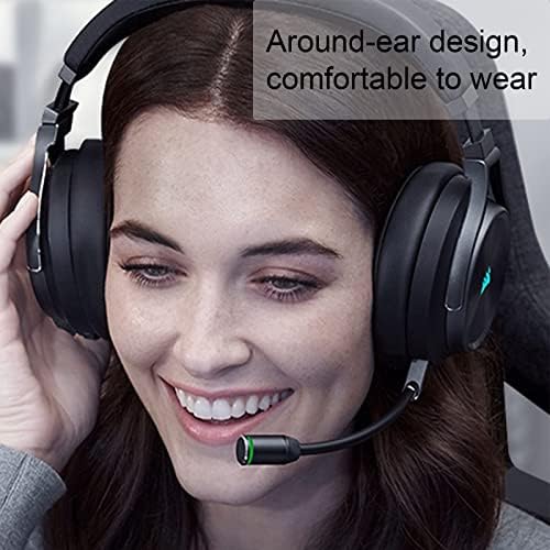 Premium Comfort Replacement Ear Pads for Corsair Virtuoso RGB Wireless SE XT Gaming Headset – Enhanced Memory Foam Cushions with Superior Breathability and Noise Isolation (Fabric Black) – Perfect for Long Gaming Sessions and Easy Installation