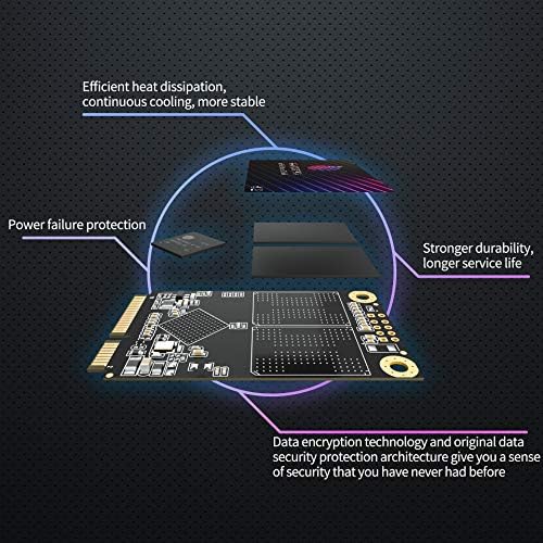 Transform Your Computing with GAMERKING 120 GB m SATA SSD – Lightning-Fast Internal Solid State Drive for Desktops and Laptops, SATA III 6 Gb/s for Superior Speed and Reliability
