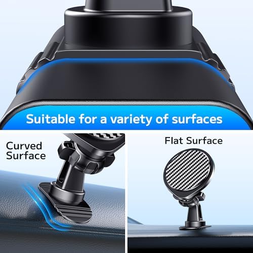 Mag Safe Car Mount: Premium Magnetic Phone Holder for Hands-Free Driving – Compatible with i Phone 15, 14, 13 Pro Max, Pro, Mini & All Smartphones – Strong Magnet Design for Secure Vent & Dashboard Installation – Elevate Safety and Style on the Road