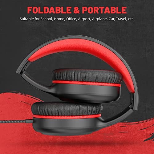 U2 Kids’ Lightweight Wired Headphones in Stylish Pink – Comfortable On-Ear Design Perfect for School, Travel, and Home | Durable, Easy-to-Use Headphones Compatible with i Pads, Tablets, and Laptops | Ideal for Young Girls and Students Seeking Engaging Audio Experience