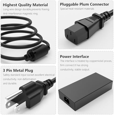 230 W High-Efficiency Power Adapter for Gigabyte Aero & AORUS Laptops – Ultra-Fast Charging, Comprehensive Safety Features, and Broad Compatibility with MSI Gaming Series – Robust Construction with UL & FCC Certification for Dependable Power Delivery