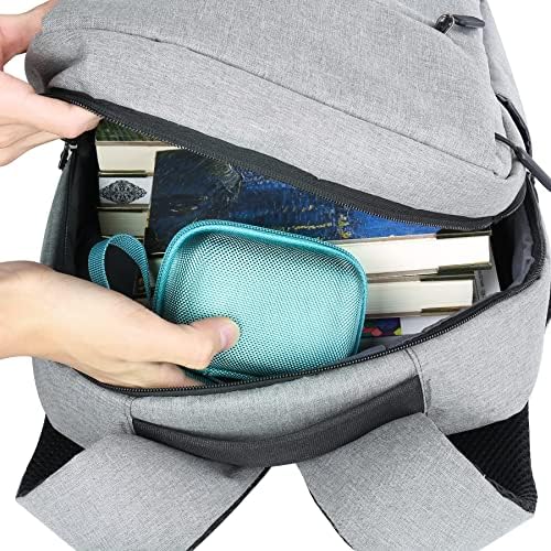 Khanka Protective Hard Case for Anker 45 W Wall Charger & 20 W Portable Charger – Ultimate Travel Companion for Anker 521 Power Bank (Power Core Fusion) – Lightweight Shockproof Design, Modern White Finish, Secure Zipper Closure for Enhanced Portability and Device Safety