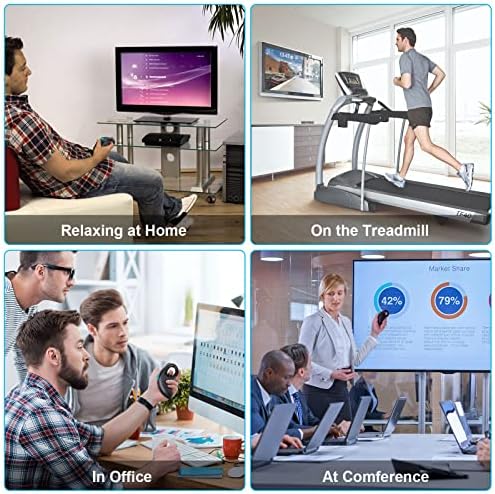 Experience Effortless Control with the Welspo Wireless USB Handheld Finger Trackball Mouse – Ergonomic Design & Laser Pointer for Seamless Presentations and Enhanced Navigation