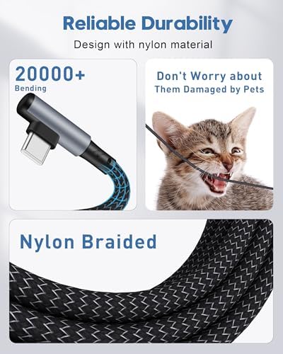 Elevate Your Charging Experience with the 45 W USB C Fast Charger Duo – Right Angle 10 FT Cable for Samsung Galaxy S Series & Android Devices – Unmatched Power Delivery for S25 Edge, Note 20, Z Fold & More Optimize your device charging with this high-performance 2-pack of 45 W USB C chargers, engineered to support Samsung Galaxy S series and a variety of Android devices. Featuring an innovative right-angle design, this charger set provides effortless connectivity in tight spaces, ensuring you can power up your devices without hassle. The extended 10 FT Type C cable grants unparalleled flexibility for charging at home, in the office, or on the move, while the dual-pack ensures you’re always equipped with a reliable charging solution. Built from premium materials for durability, these fast chargers are not just about speed; they are about enhancing your daily productivity. Say goodbye to battery anxiety and embrace the efficiency and convenience of this expertly crafted charger duo, designed to keep your devices ready for action in any environment.