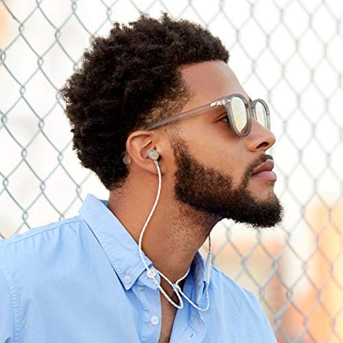 House of Marley Uplift 2 Wireless Earphones – Eco-Friendly Bluetooth Earbuds with 10 Hours Playtime, Built-In Microphone, and Enhanced Compatibility for Music Lovers – Sustainable Sound in Sleek Silver Design