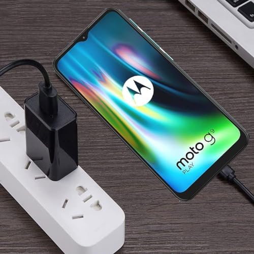 Rapid 18 W Motorola Fast Charger with 5 FT USB-C Cable – Ultimate Charging Solution for Moto G Play, Power, Edge & Stylus Models (2023/2024) – Compact & Portable Design for Efficient On-the-Go Power – Enhanced Compatibility & Reliability for Everyday Use