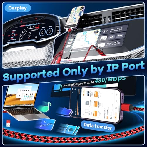 Travel Essentials 3-in-1 Charging Cable for Apple Watch & i Phone | Versatile 5 FT USB A/C to Type C Charger | Fast-Power Solution for Modern Travelers | Ultra-Lightweight & Portable Dual Compatibility | Convenient 2-Pack for Effortless Charging on the Go