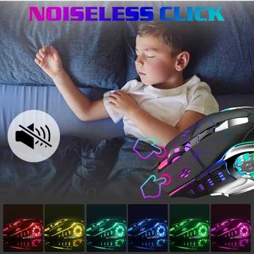 Urban X Tri-Mode Bluetooth Mouse – Ergonomic Rechargeable Wireless Mouse with Silent Clicks, Adjustable DPI & Multi-Device Compatibility for Seamless Productivity in Silver Green