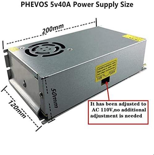 PHEVOS 12 A 5 V Universal Power Supply Adapter – High-Efficiency AC to DC Transformer for Raspberry Pi, CCTV, LED Lighting & Computer Projects – Reliable Power Solution with Safety Features for Enhanced Device Performance and Versatile Applications