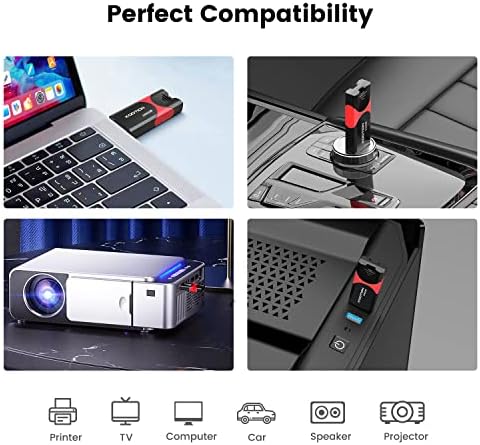 KOOTION 256 GB USB 3.0 Flash Drive – High-Speed Retractable Thumb Drive with Rugged Design and LED Indicator for Reliable Data Storage and Transfer – Ideal Memory Stick for Professionals and Students