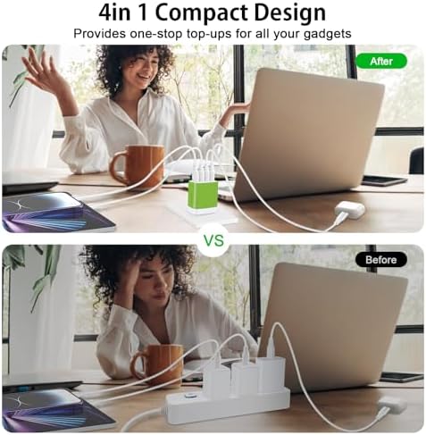 Dual USB Wall Charger 2-Pack – Rapid Charge Block for i Phone, Samsung Galaxy & Google Pixel – Universal Compatibility Power Adapter for Home, Office, and Travel – Fast Charging Technology with Compact Design – Reliable Multi Plug Outlet Solution for All Your Devices