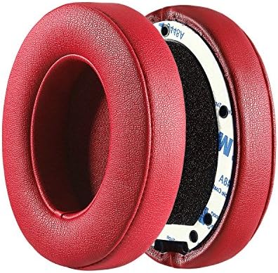 Upgrade Your Audio Experience with JECOBB Studio 2.0 Replacement Earpads – Premium Protein Leather & Memory Foam Ear Cushions for Beats Studio 2 Wired/Wireless Models B0500/B0501 (Vibrant Red) – Enhanced Comfort & Sound Isolation for Ultimate Listening Enjoyment