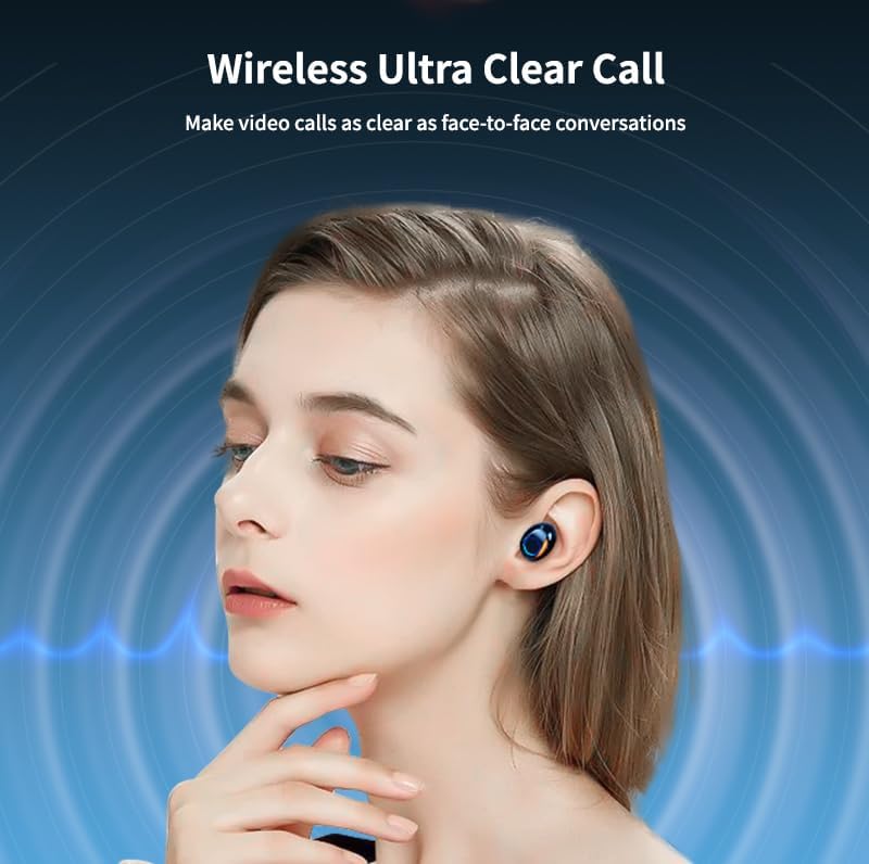 Revolutionize Your Workout with Advanced Bluetooth 5.4 Sports Earbuds – Exceptional Audio Clarity, Extended Battery Life, Real-Time Digital Display, and Robust Sweat-Proof Design for Unmatched Performance During Intense Training Sessions (Black) – Elevate Your Active Lifestyle with Ultimate Comfort and Reliability