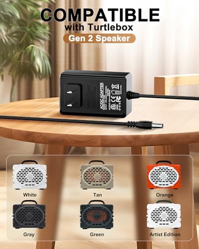 Ultimate Portable Charger for Turtlebox Gen 2 – Rugged Power Adapter for Bluetooth 5.0 Speakers – Fast Charging for Outdoor Audio Adventures – Uninterrupted Music Anywhere!