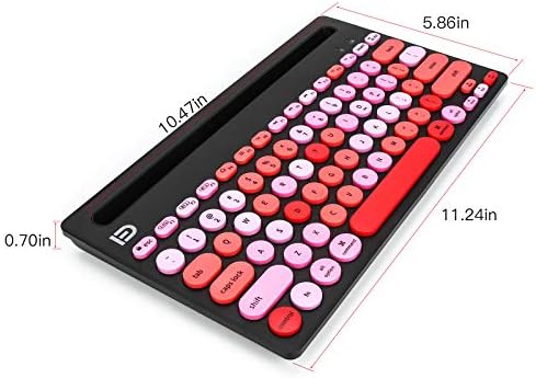 Elevate Your Typing Game with the HUO JI Wireless Multi-Device Keyboard – Effortlessly Connect to i Pad, PC, Tablet, and More! Dual-Mode Bluetooth & 2.4 G Functionality for Seamless Switching, Ergonomic Design, and Stylish Green Finish – Perfect for i OS, Android, and Windows Users!