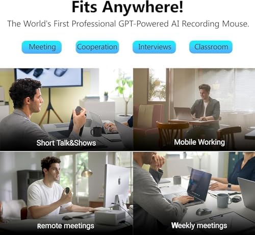 Revolutionize Your Workflow with the 2025 Wireless Mouse: 2-in-1 Detachable Remote Presenter & Ultra-Lightweight Clicker for PC, Mac & Laptop – Perfect for Seamless Presentations and Effortless Navigation – Enhanced Speed & Ergonomic Design for Ultimate Comfort