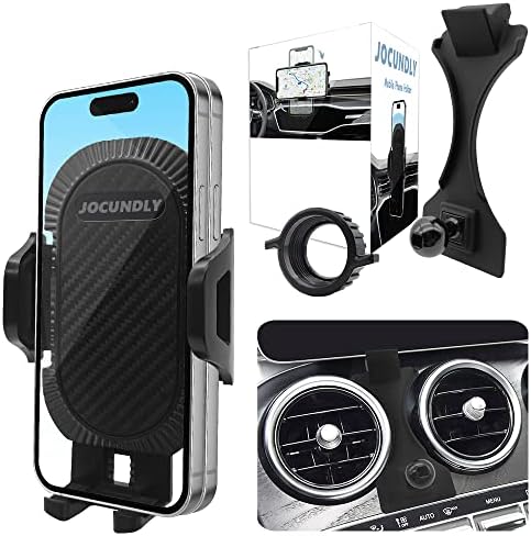 Premium Car Phone Mount for 2019-2021 Mercedes Benz C Class & 2020-2022 GLC Class – Thick Case Compatible Mobile Holder for Seamless Navigation & Hands-Free Calling, Effortless Air Vent Installation, Stylish Automotive Accessory for All Smartphones