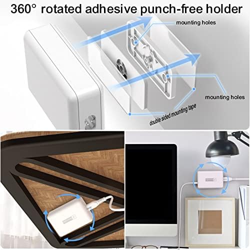 100 W USB-C 5-Port Charging Hub: Premium Fast Charger for i Phone, i Pad, Mac Book & Samsung – Compact Travel Power Station with Flat Plug Design for Space-Saving Efficiency and Universal Device Compatibility