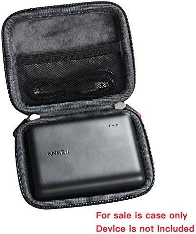 Hermitshell Premium Hard EVA Travel Case for Anker Power Core 13000 Portable Charger – Lightweight Protection with Custom-Fit Design for Ultimate Portability and Accessibility – Ideal for On-the-Go Charging and Travel Safety