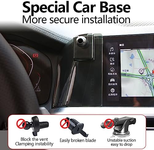 Premium BMW Car Phone Holder Mount for 2023-2025 3 Series M3 M340 i i4 M50 & 4 Series Coupe 430 i M4 x Drive – Effortless Access & Stylish Integration for Smartphones – Adjustable, Tool-Free Installation & Enhanced Durability for Ultimate Driving Experience