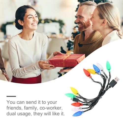 Elevate Your Charging Experience with 2 pcs Multicolor LED USB Charging Cable – Perfect for Festive Décor and Fast Device Powering for Christmas, Valentine’s Day, and Gatherings – Enhanced Compatibility, Durable Design, and Ambient Glow