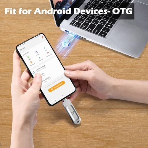 256 GB Photo Stick for i Phone 15 & 16, i Pad, Android, and PC – Ultimate USB-C Flash Drive for Fast Backup of Photos, Videos, and Contacts – Effortless Plug-and-Play External Storage Solution for Digital Life Management – Compact & Durable Memory Saver for On-the-Go Users