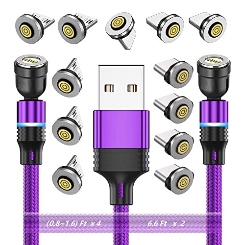 Raosky 9-Pack Magnetic Charging Tips – 5 Pin i Product Connectors for Enhanced Compatibility and Rapid Charging – Effortless Connection, Portable Design, Perfect for Home and Travel – Upgrade Your Charging Experience with Durable, Lightweight Tips