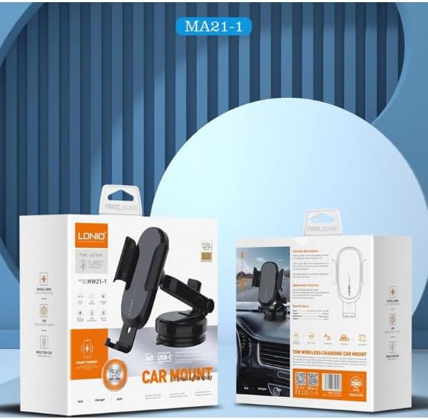 Ultimate Universal Car Phone Mount Holder with Robust Suction Base for Dashboard or Windshield – Secure Hands-Free Navigation with 360-Degree Rotatable Cradle – Sleek Black Finish for Enhanced Driving Safety and Convenience