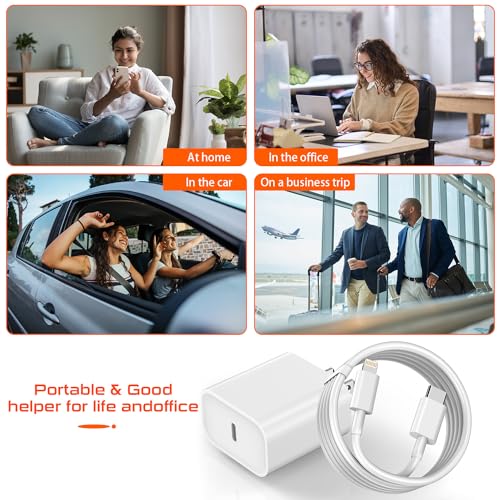 Ultra-Fast Dual USB-C Wall Charger for i Phone 15 – 40 W Power Delivery Adapter, Compact and Foldable Design for On-the-Go Charging, Ideal for i Phone 15/14/13 Pro, i Pad, and More – Maximum Efficiency with Enhanced Safety Features