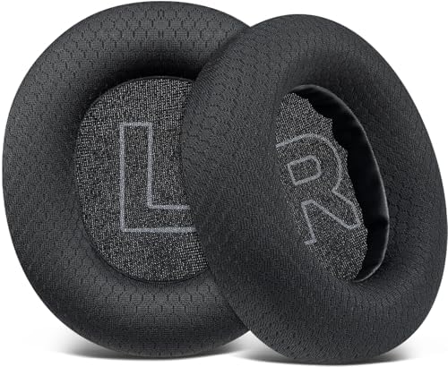 Transform Your Sound with SOULWIT Premium Mesh Fabric Earpads for Steelseries Arctis Nova Pro – Ultimate Noise Isolation and Comfort – Effortless Installation, Breathable Design in Sleek White – Compatible with All Nova Models – Durable, Easy-Care Ear Cushions for Enhanced Audio Clarity and Extended Wear
