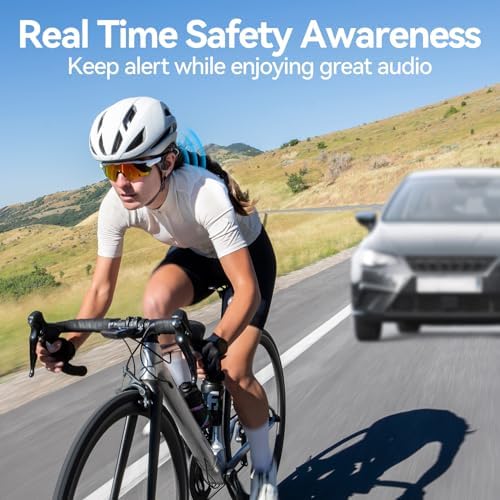 Advanced Bone Conduction Wireless Headphones – IPX7 Waterproof Earbuds with Bluetooth 5.3 for Active Athletes – 10-Hour Playtime, Built-in Mic, Ideal for Running, Cycling, and Hiking – Experience Sound Without Isolation