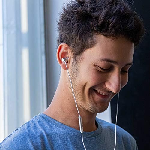 LUDOS Clamor Wired Earbuds – Premium Noise-Isolating In-Ear Headphones with Memory Foam Tips, Built-in Microphone, 5-Year Warranty – Perfect for i Phone and Samsung Users, Ideal for Students and Small Ears in Stylish Pink – Ultimate Sound Quality and Comfort for Everyday Use