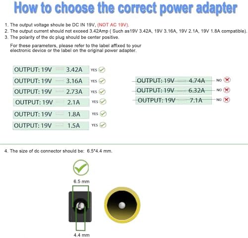 Reliable 19 V UL Certified AC Power Adapter for LG Monitors and TVs – Premium Replacement for 20″ to 34″ LED LCD Models – Optimized Power Supply for Uninterrupted Viewing Experience and Safety Assurance